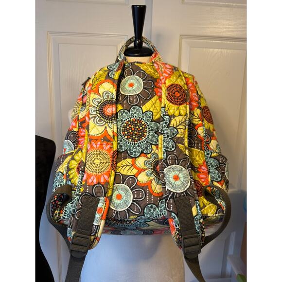 Vera Bradley Large Backpack - Flower Shower Pattern - Picture 2 of 8